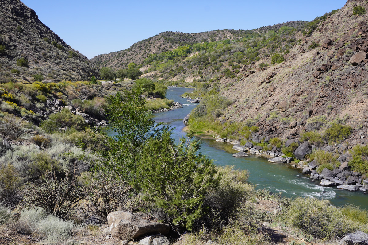 Taos Area, Rio Grande, 15 miles SW of Ranchos de Taos