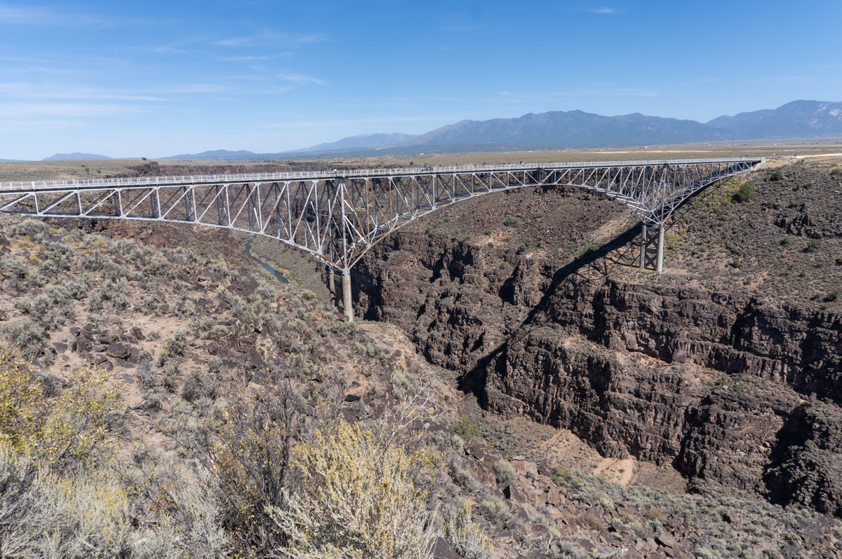 Taos Area, Rio Grande Gorge Bridge An impressive piece of engineering.