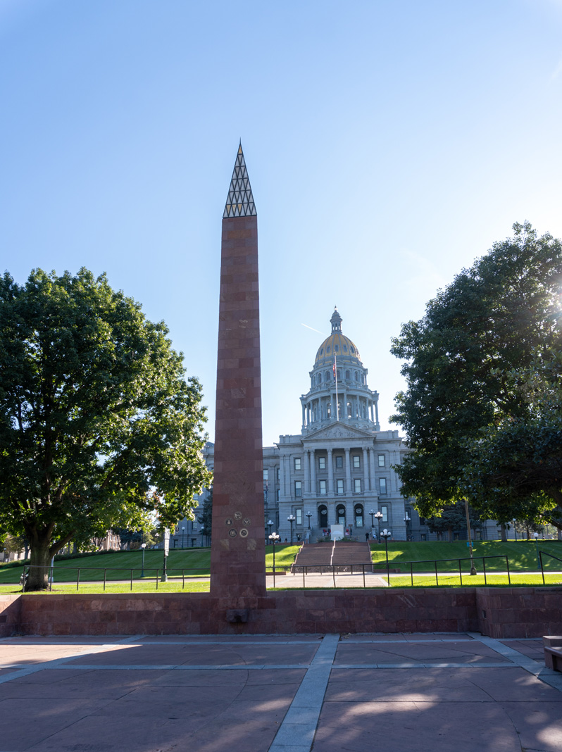 Colorado State Capitol, View to State Capitol