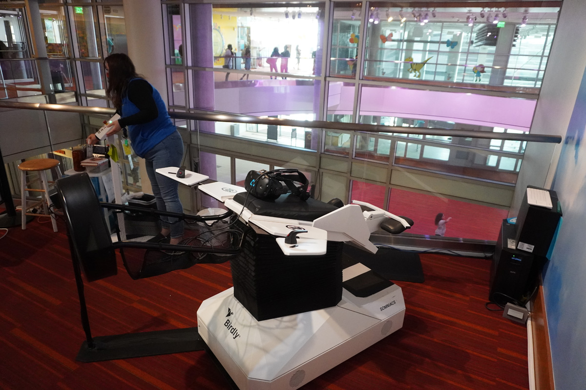 Denver Musuem of Nature and Science, "Fly like a Dinosaur" VR exhibit