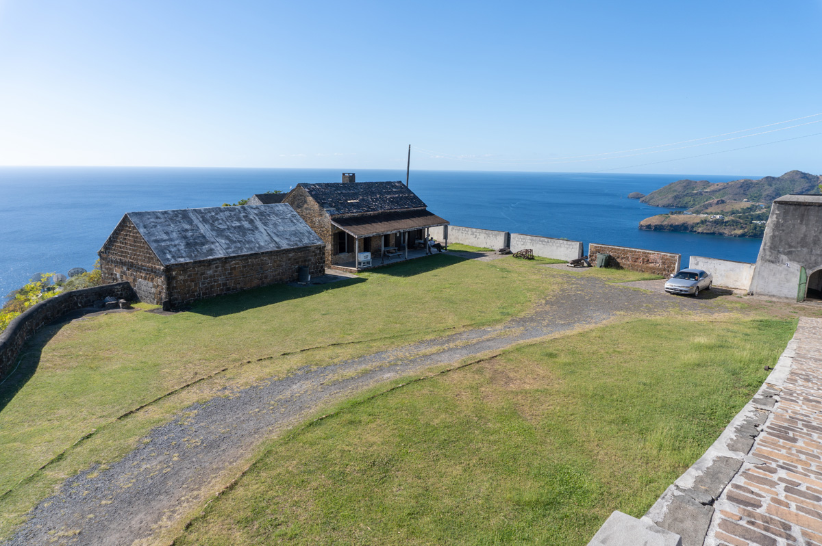 St Vincent: Fort Charlotte, Fort interior
