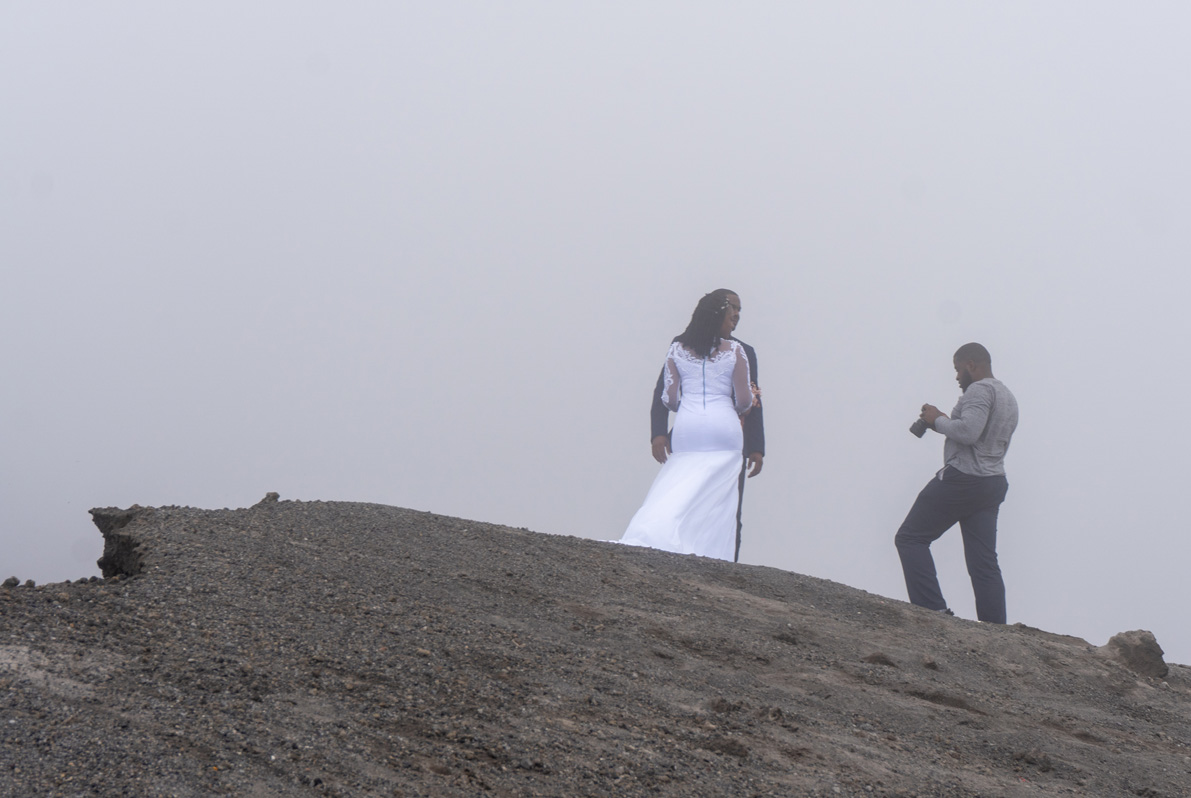 St Vincent: La Soufrière, Caldera Rim: Great spot for some wedding photos!