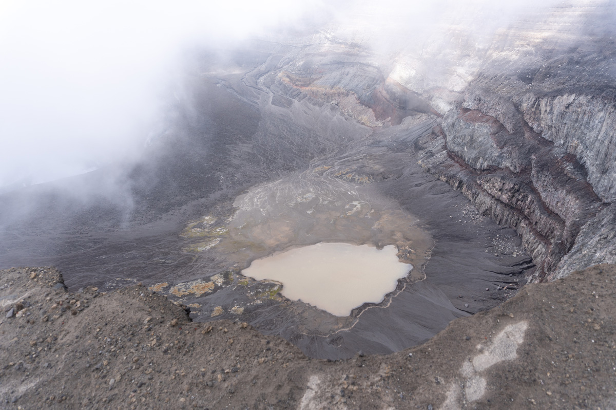 St Vincent: La Soufrière, Crater Lake within wider Caldera