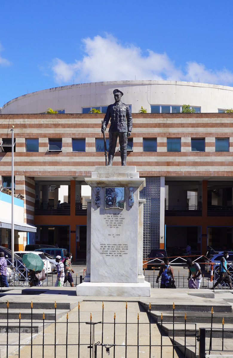 St Vincent: Kingstown, WWI Memorial
