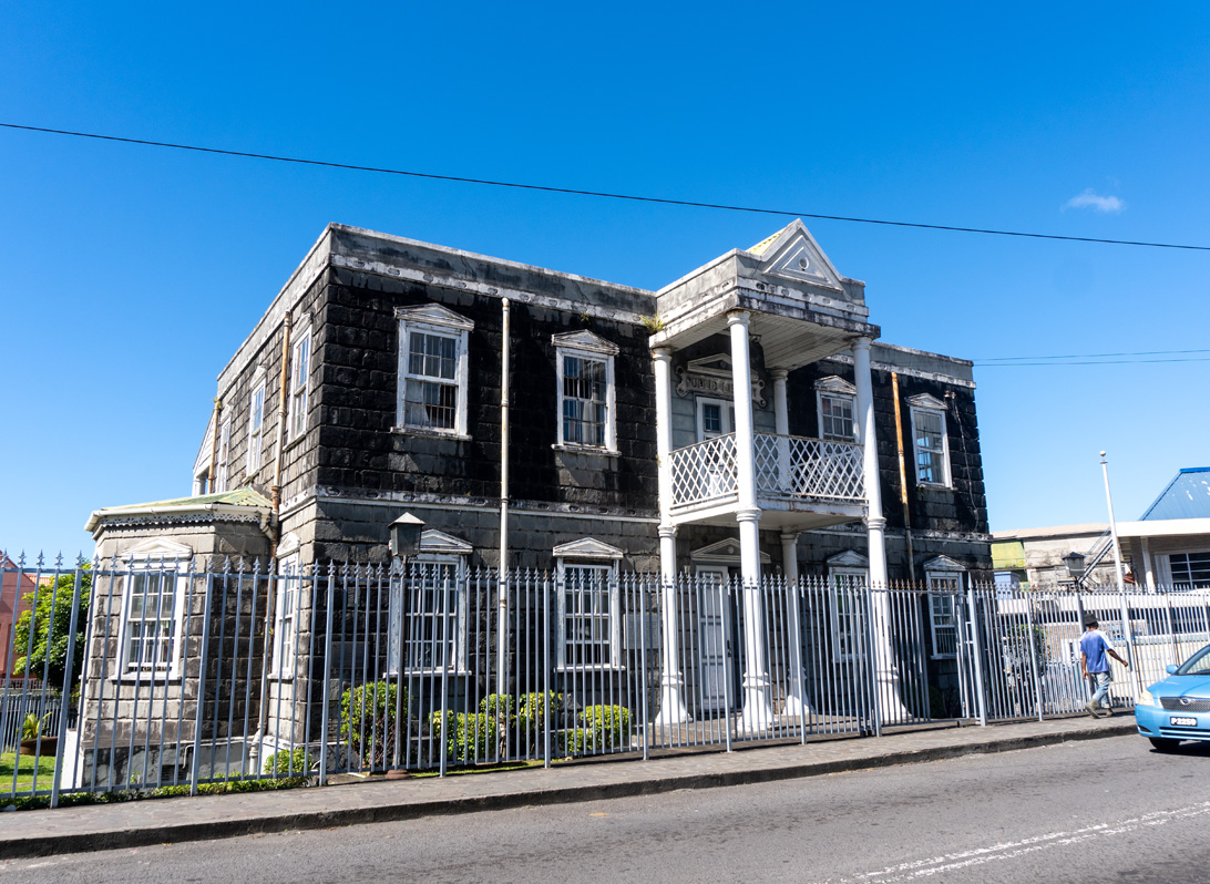 St Vincent: Kingstown, Old Carnegie Library