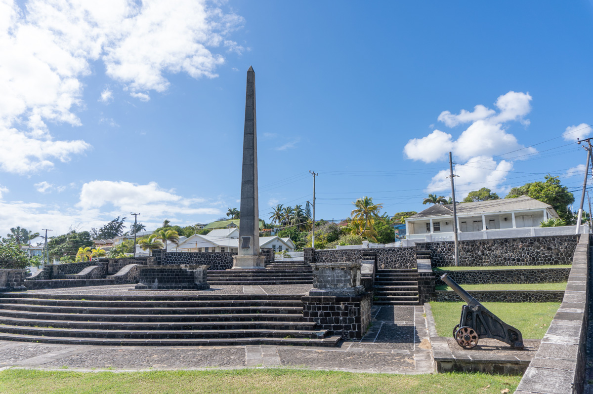 St Kitts: Basseterre, WWI War Memorial