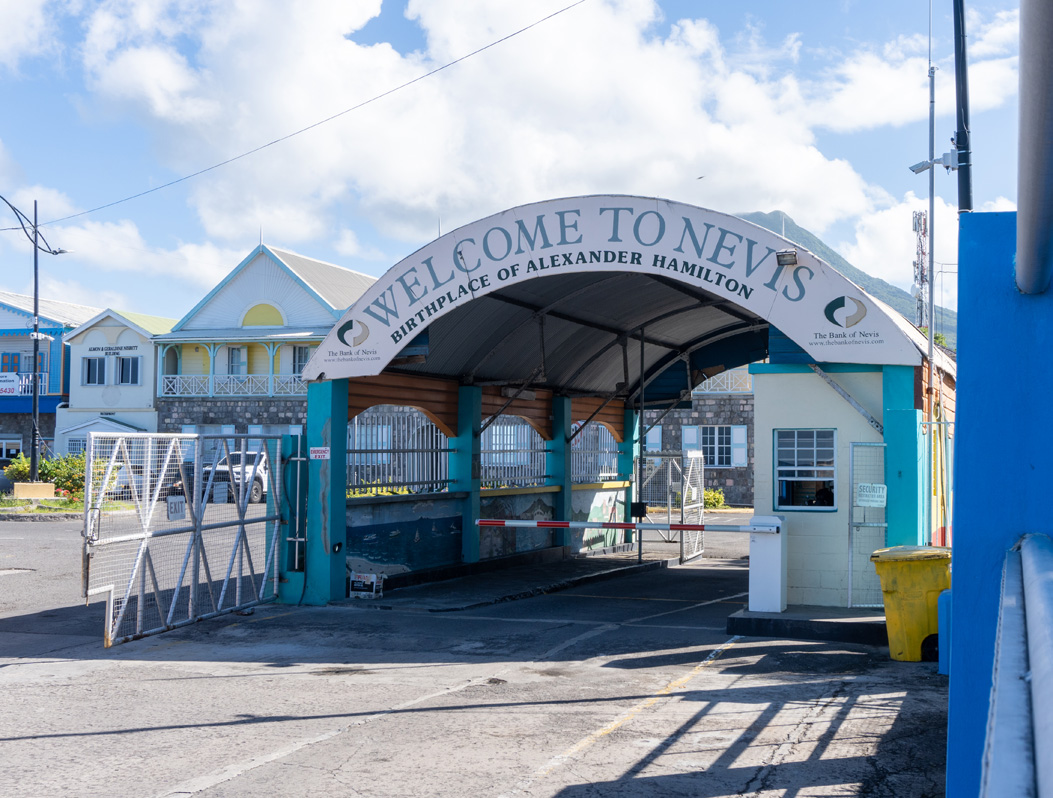 Nevis: "Birthplace of Alexander Hamilton"