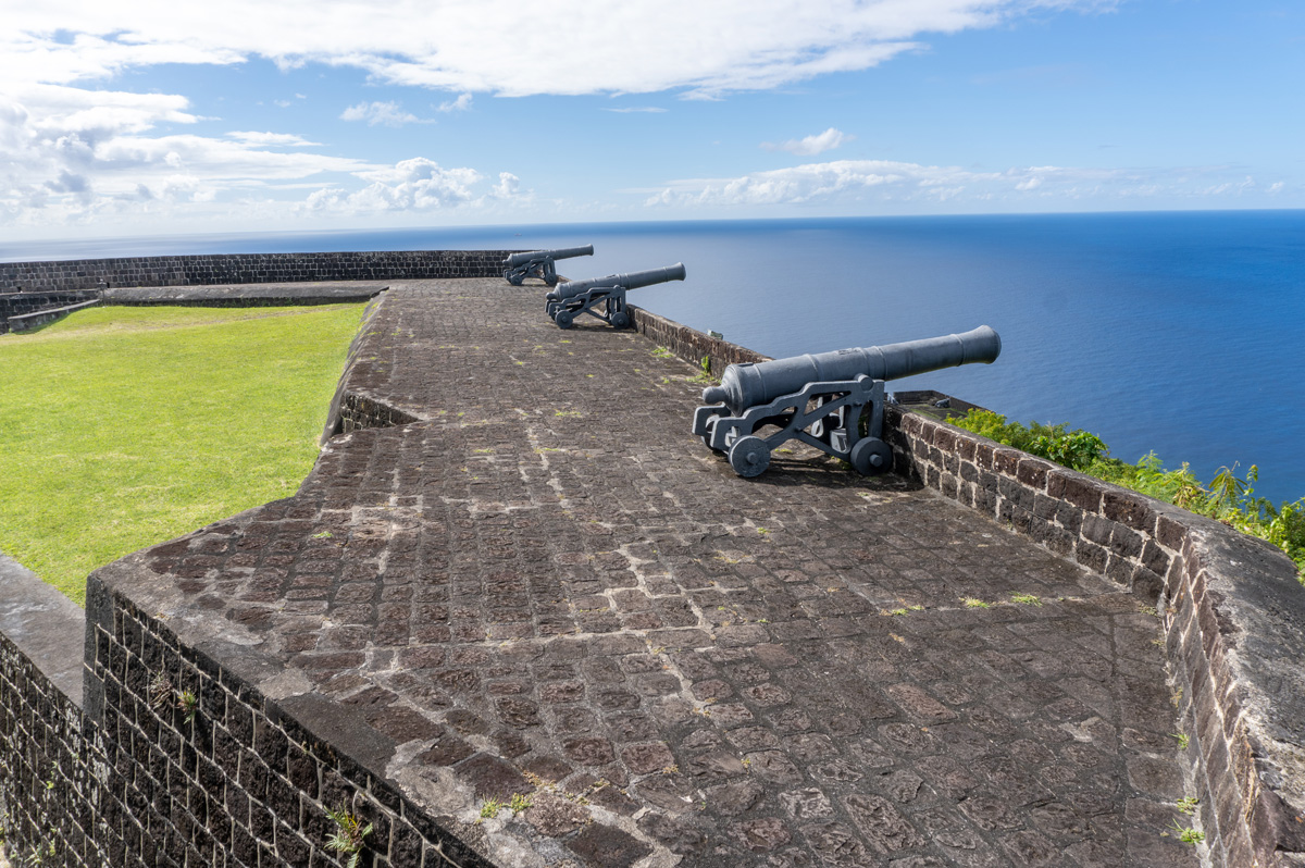 St Kitts: Brimstone Hill Fortress, View from Fort George