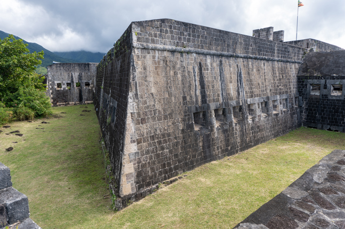 St Kitts: Brimstone Hill Fortress, Bastion of Fort George