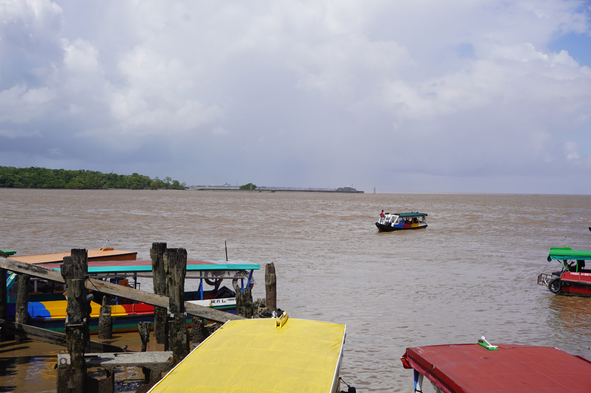 Guyana: Georgetown, The mighty Demerara River