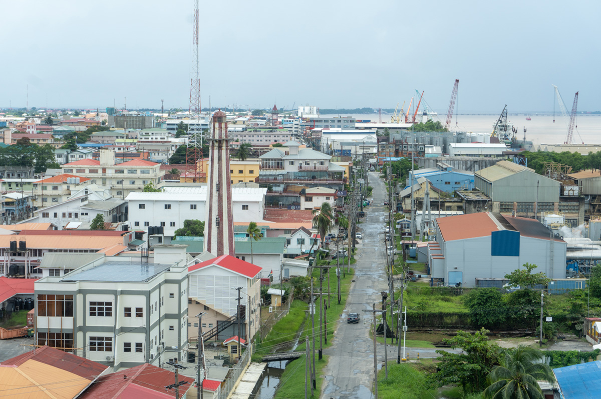 Guyana: Georgetown, Georgetown, from the Marriott