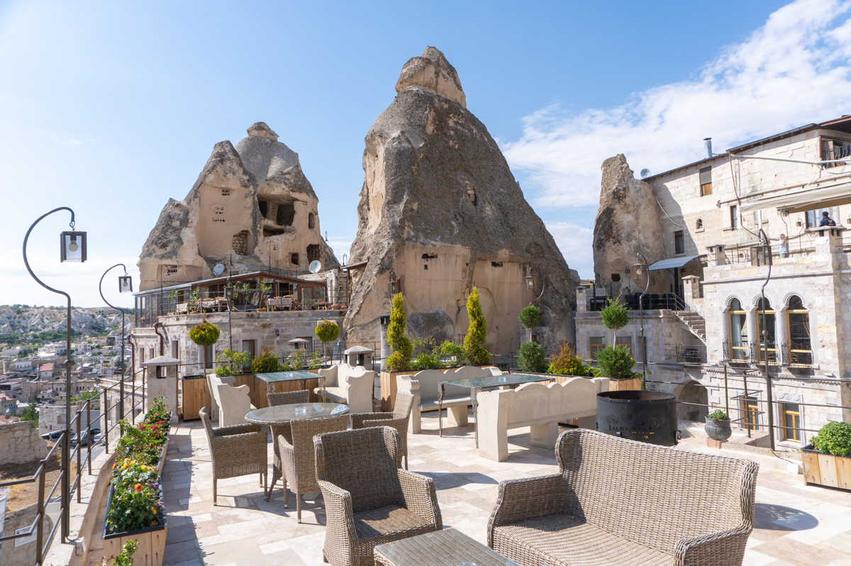 Goreme, Imperial Cave Suites terrace