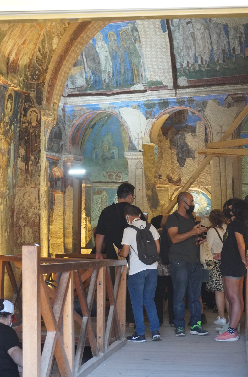 Goreme Open Air Museum, Tokalı Kilise (Buckle Church).  "No Photos"