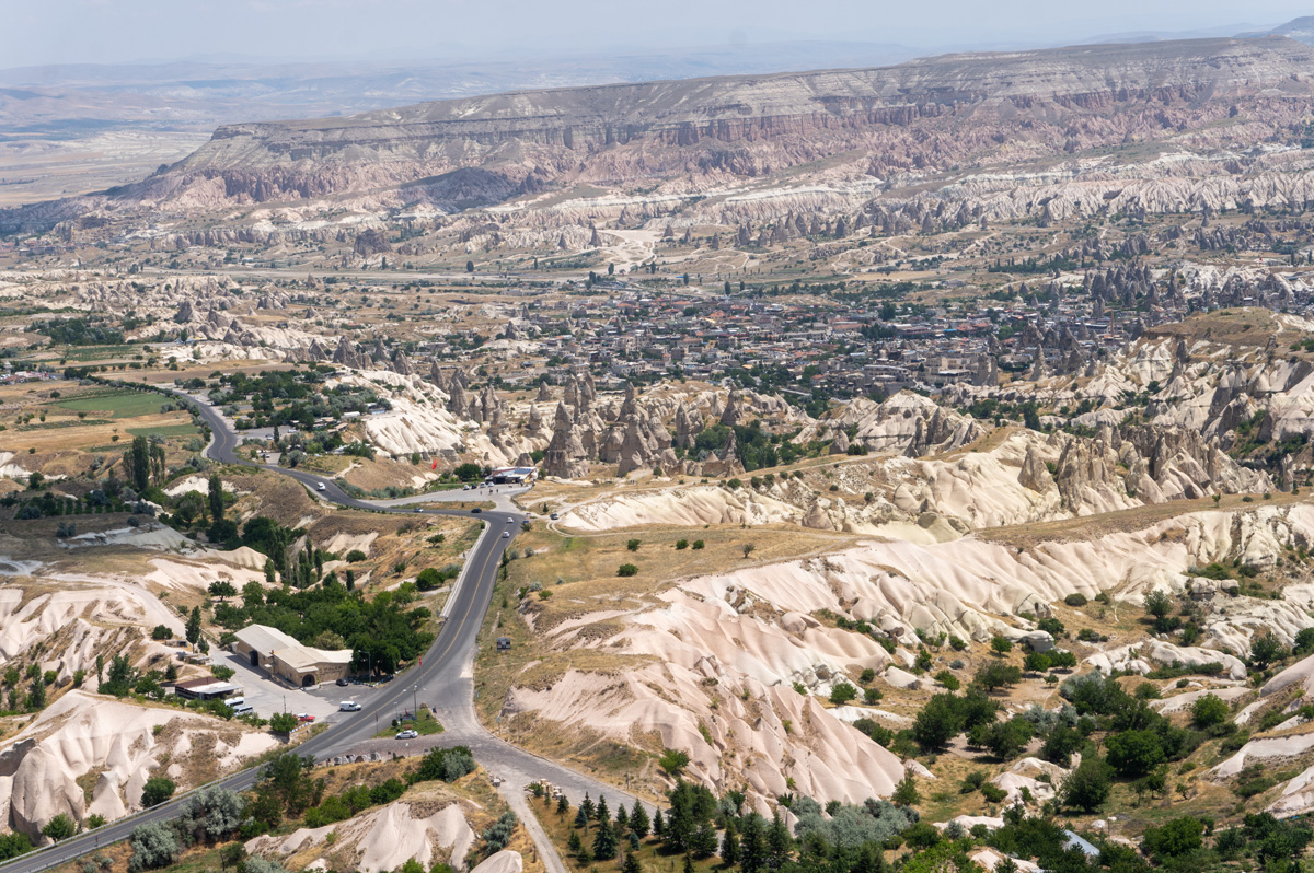 Uchisar Kalesi, Uchisar Kalesi view