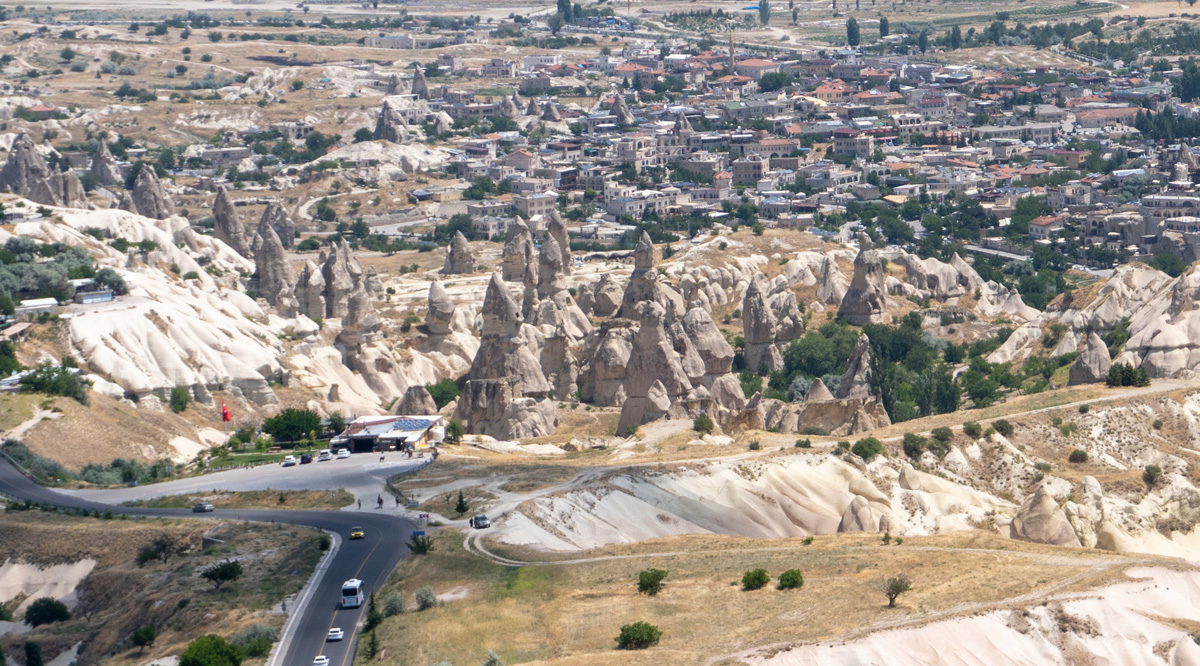 Uchisar Kalesi, Uchisar Kalesi view