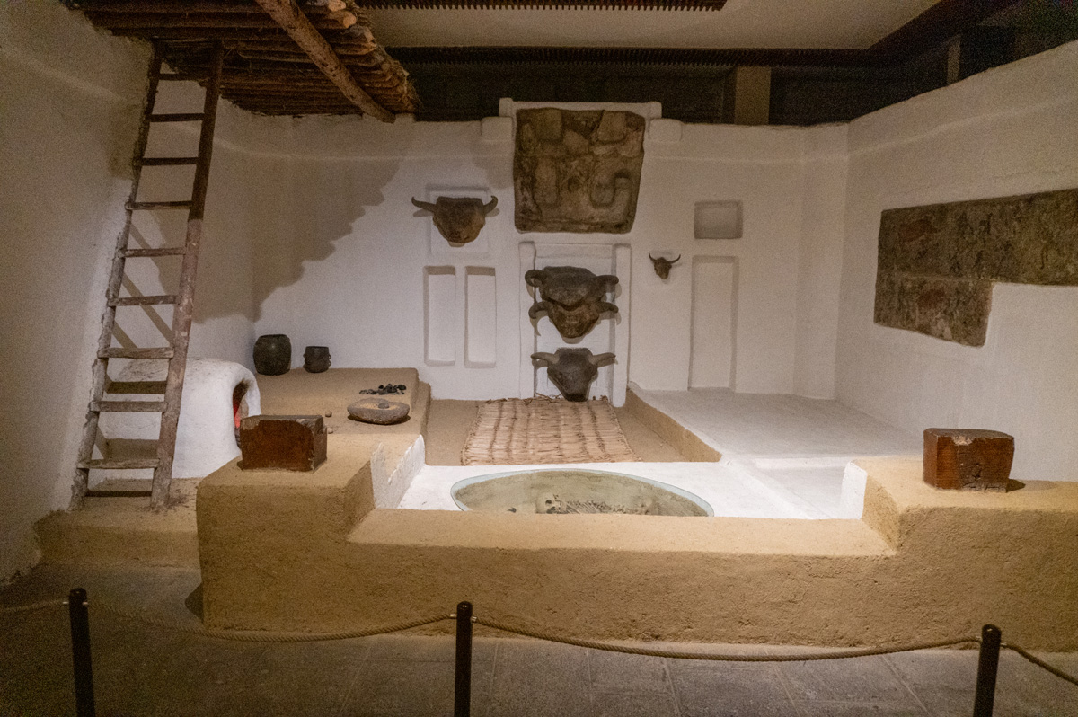 Museum of Anatolian Cilvilizations, Reconstructed Çatalhöyük house