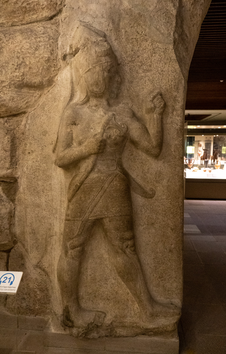 Museum of Anatolian Cilvilizations, Relief from Hattusa King