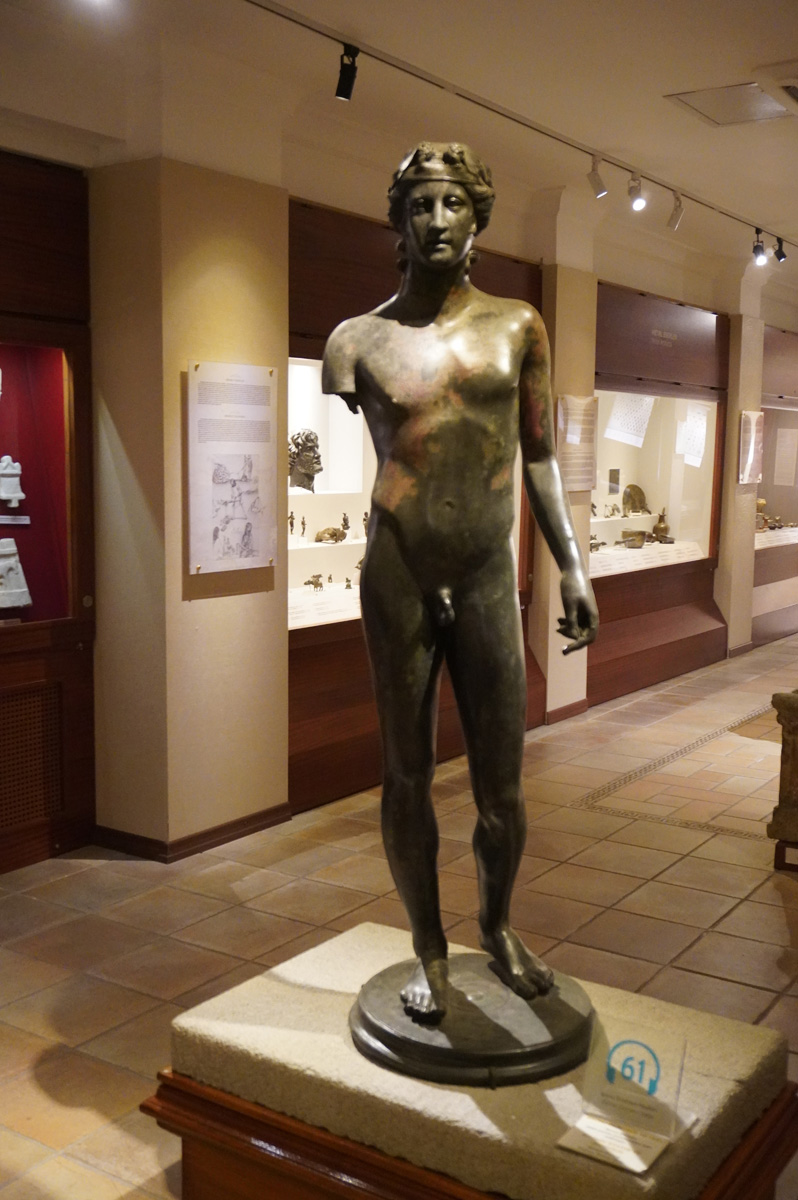 Museum of Anatolian Cilvilizations, Bronze statue.  Roman era (?)