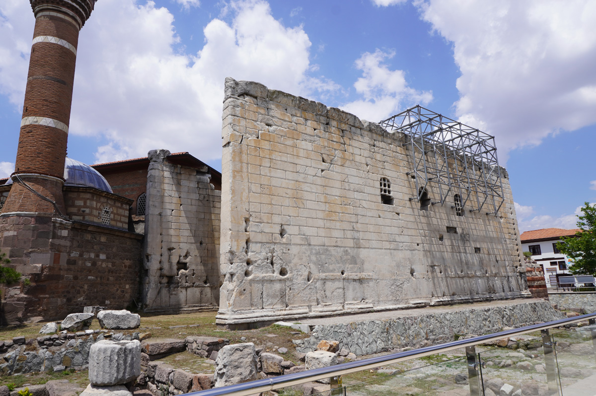 Ankara, Temple of Augustus and Rome, ~25 AD
