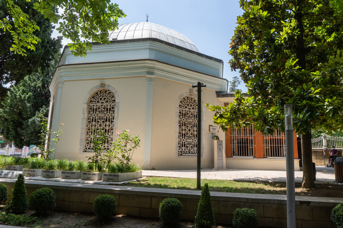 Bursa Castle, Tomb of Osman Gazi  (rebuilt) The Founder of the Ottoman Dynasty