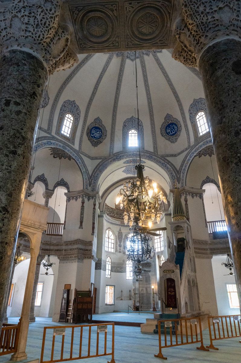 Little Hagia Sophia, Note slightly off center Mihrab