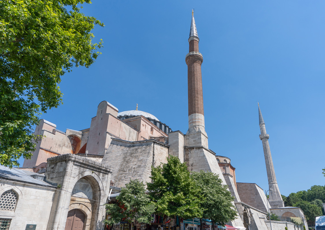 Hagia Sophia Mosque, Hagia Sophia: Side View