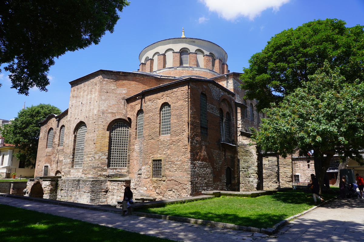 Hagia Irene, Hagia Irene (rebuilt by Justinian 548 AD) Interior is currently under restoration.