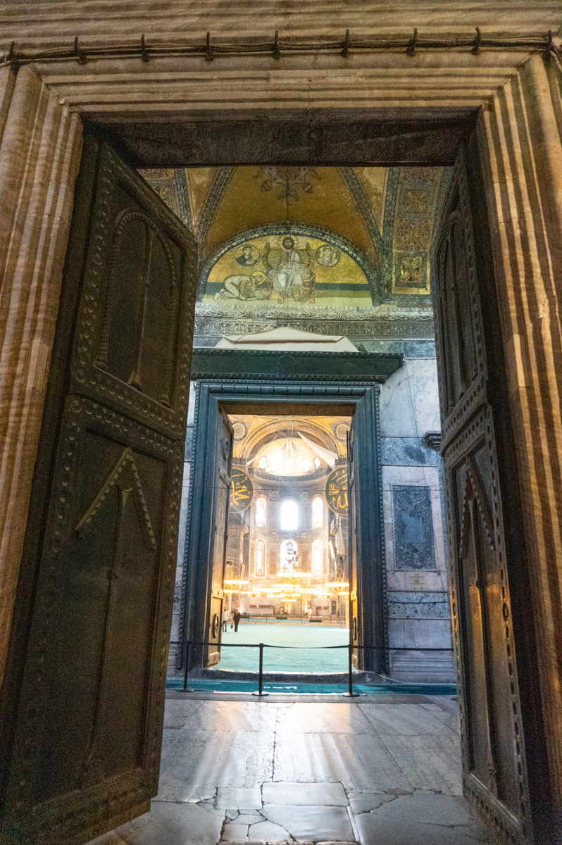 Hagia Sophia Mosque, Entry through the Emperor