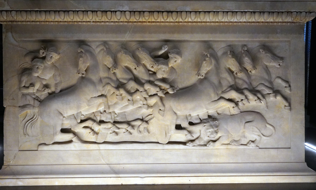 Archaeological Museum, Lycian Sarcophagus, 5th c BC