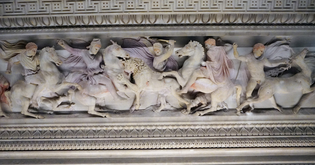Archaeological Museum, "Alexander" Sarcophagus