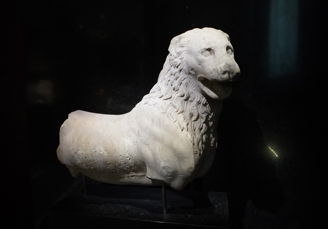 Archaeological Museum, Lion from The Mausoleum, Halicarnassus, ~ 350 BC
