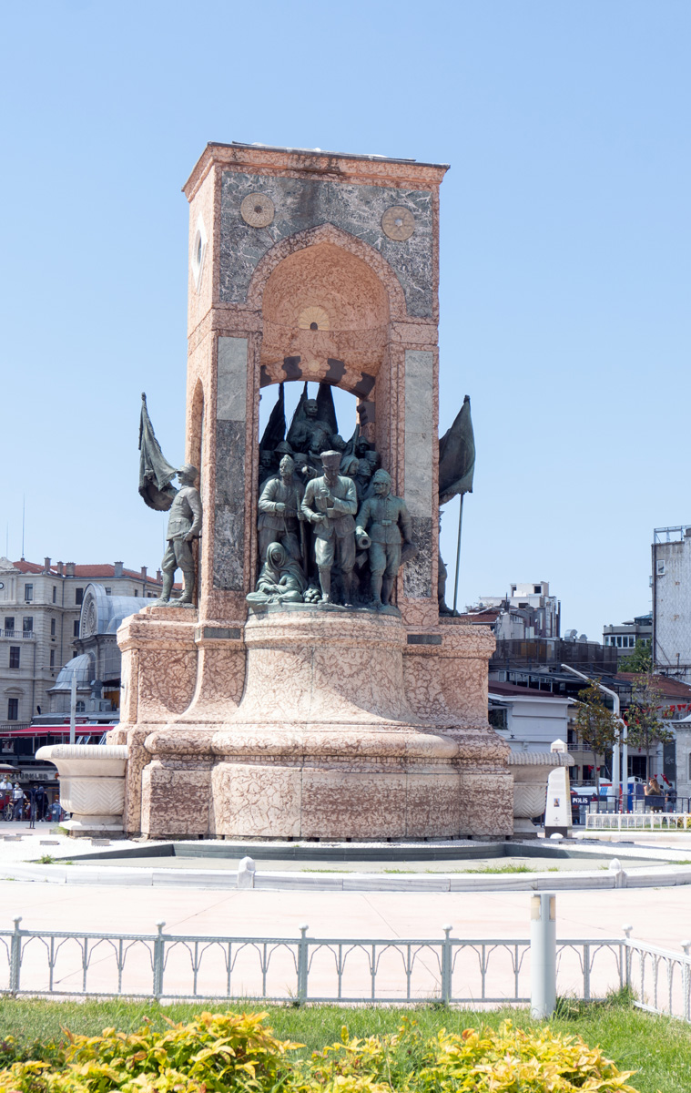 Taksim Square, Republic Monument Ataturk as Commander