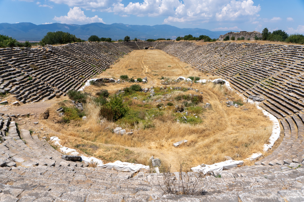 Aphrodisias, Enormous Roman Stadium Supposedly 30,000 seats, packed tight.