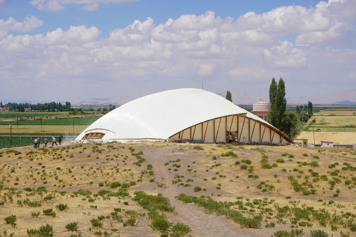 Çatalhöyük, Shelter for main excavation