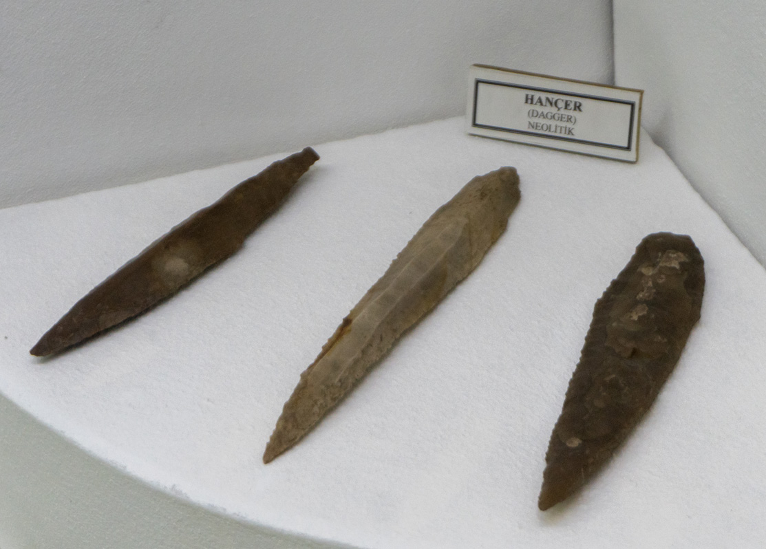 Konya Arcaheological Museum, Çatalhöyük: Neolithic daggers