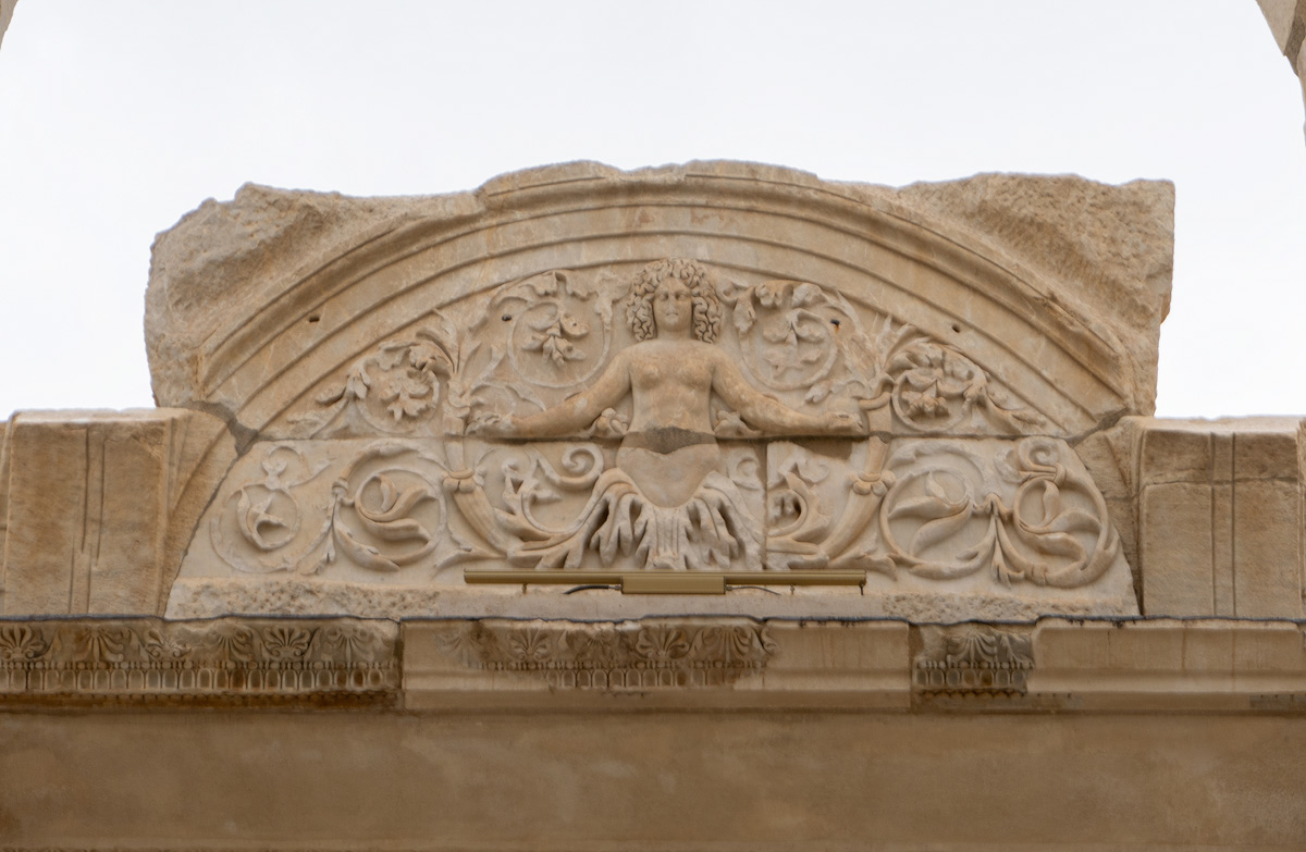 Ephesus: Ancient City, Temple of Hadrian: Detail