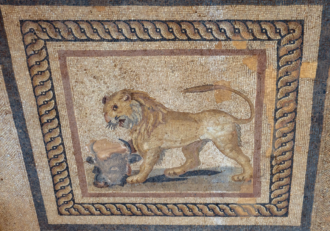 Ephesus: Ancient City, Terrace Houses: Lion Mosaic
