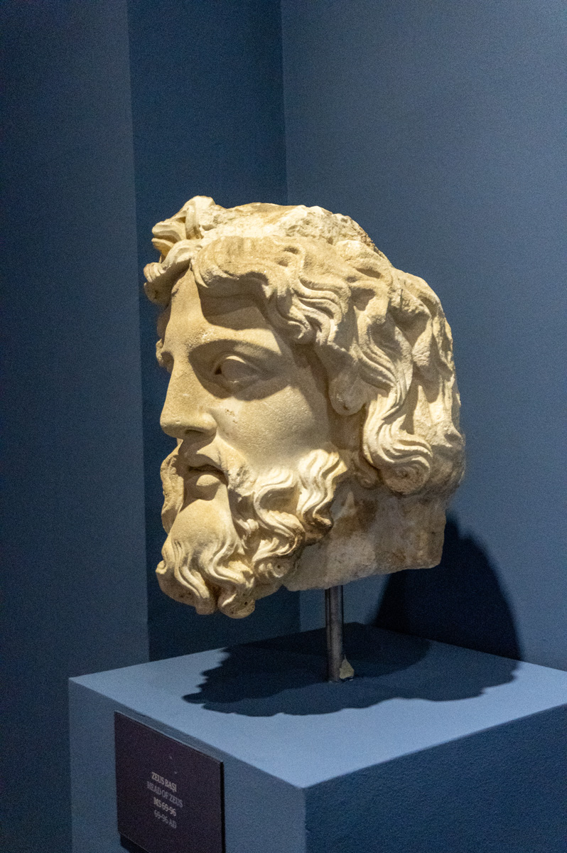 Ephesus Museum, Head of Zeus, 1st c AD