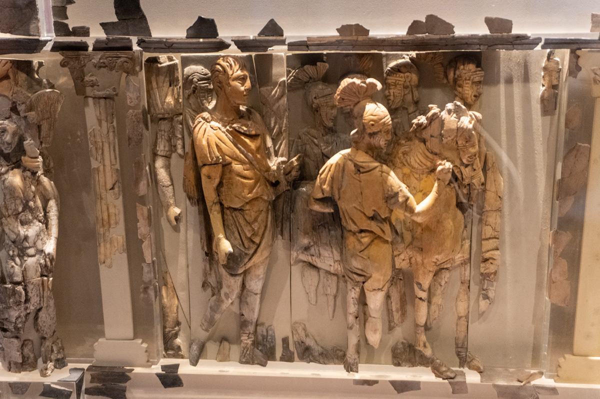 Ephesus Museum, Ivory Frieze.  Trajan?  2nd c AD