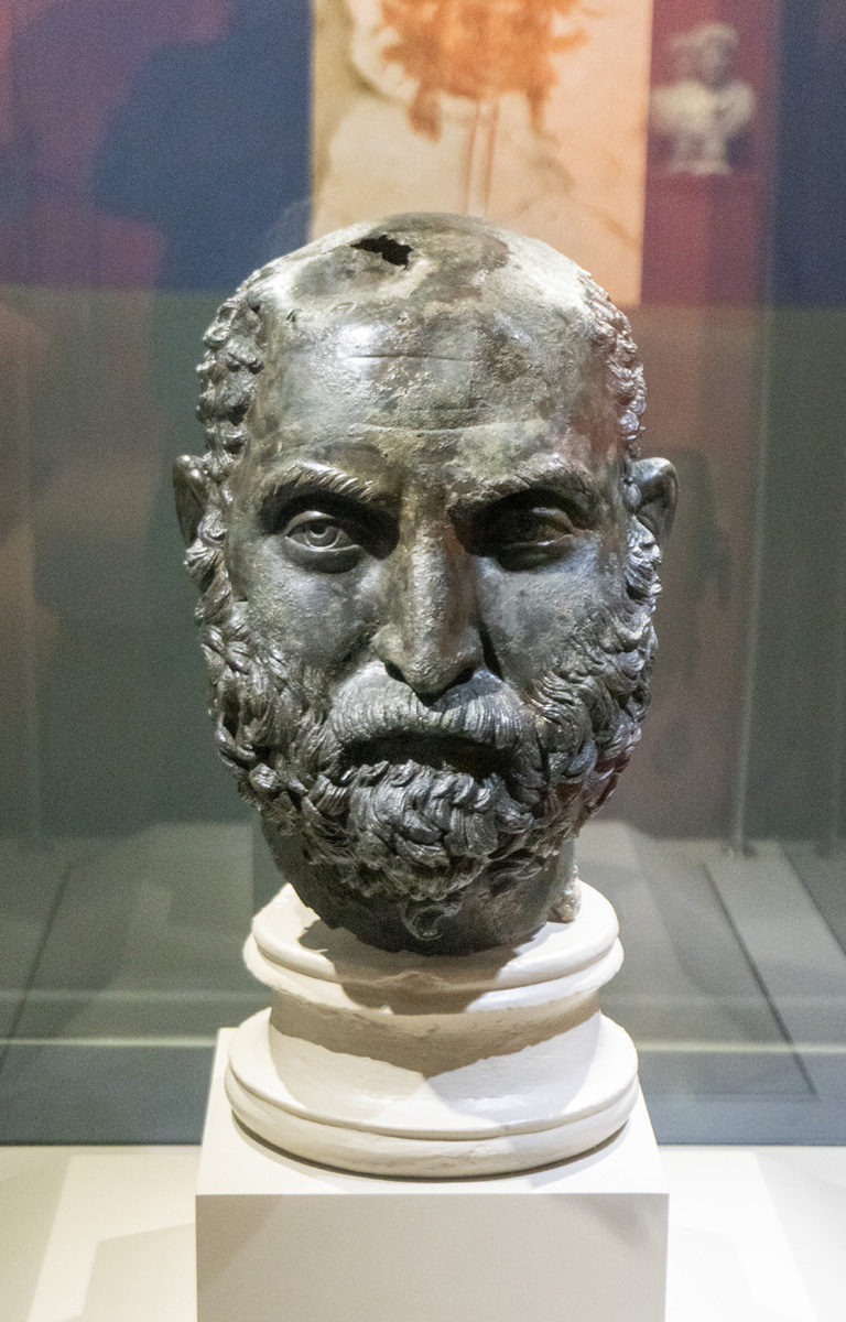 Ephesus Museum, Head of a Philosopher, 3rd c AD