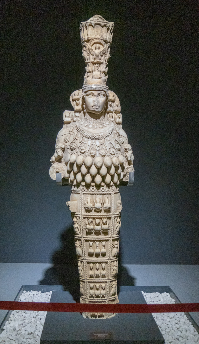 Ephesus Museum, Artemis/Cybele statue, 1st c AD