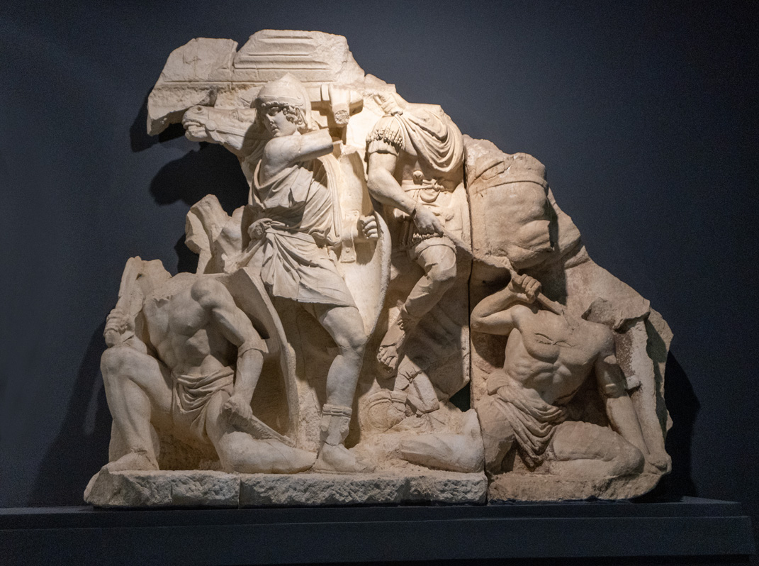 Ephesus Museum, Parthian Monument relief, ~170 AD