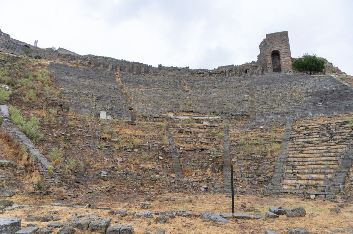 Pergamon Upper City, Greek Theatre (looking up)