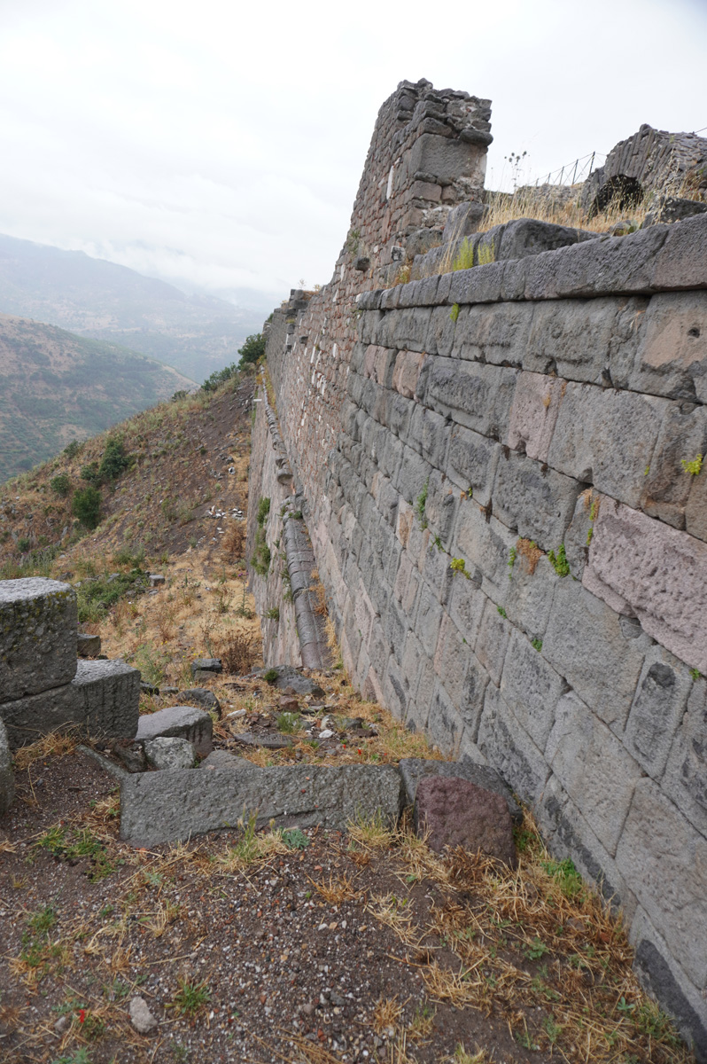 Pergamon Upper City, Temple of Trajan support terrace