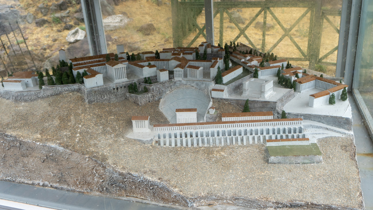 Pergamon Upper City, Site model