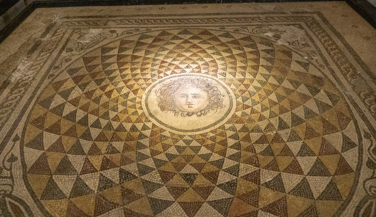 Bergama, Medusa Mosaic, 3rd c AD