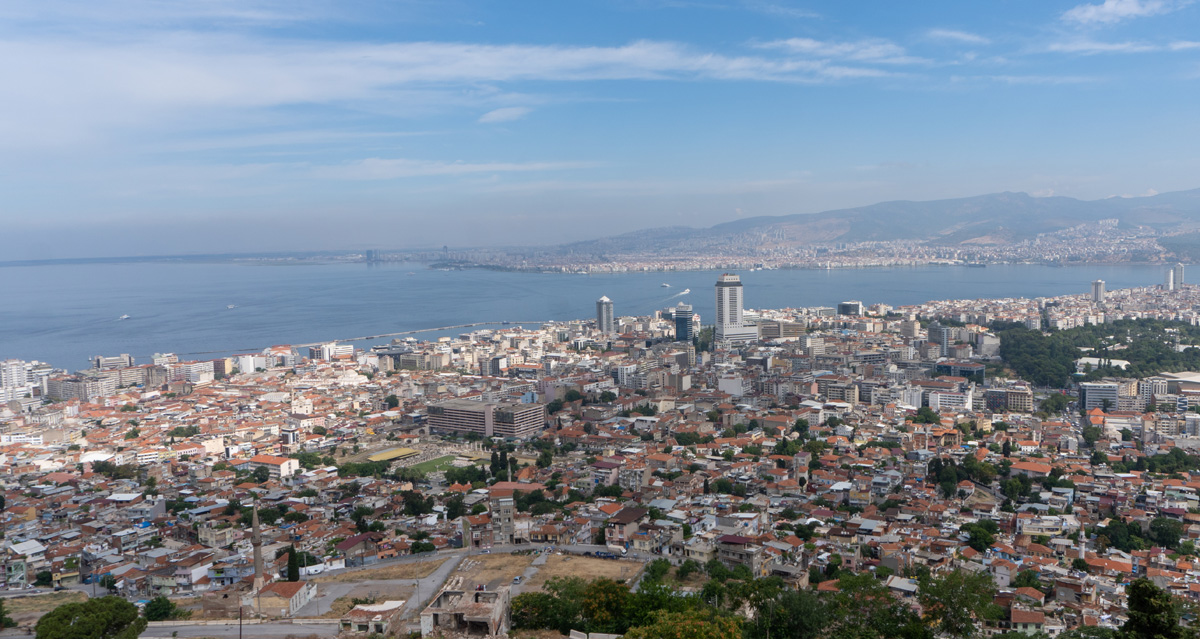 Izmir Kadifekale - Citadel, View from Citadel over Izmir