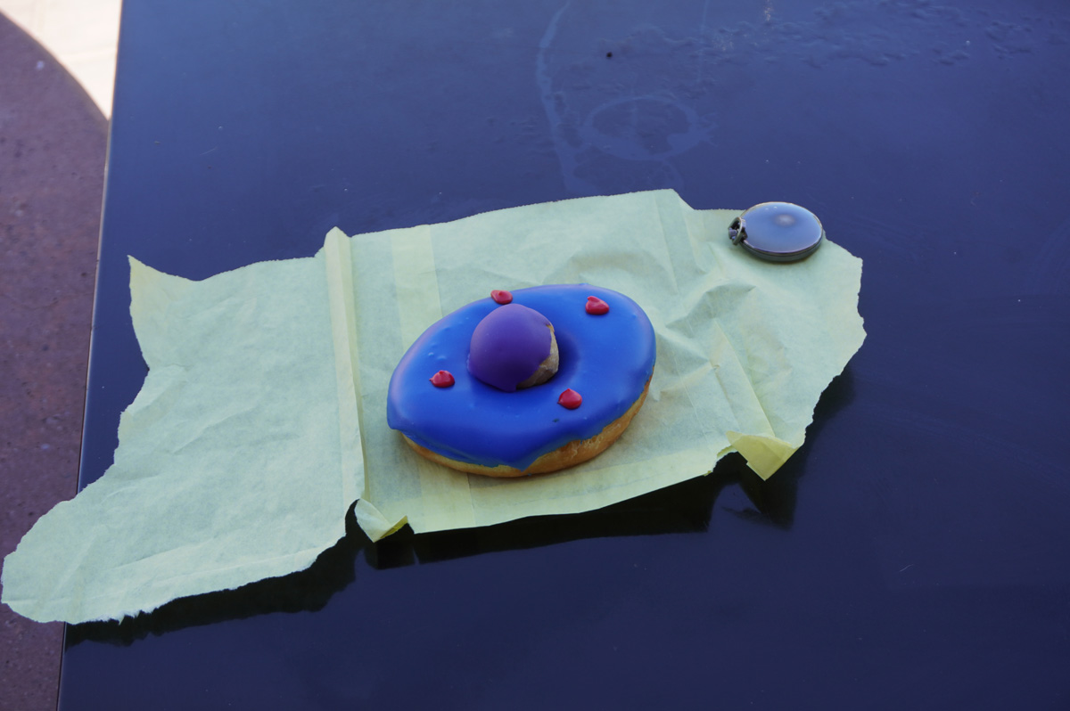 Phoenix, A UFO donut.  It was good!