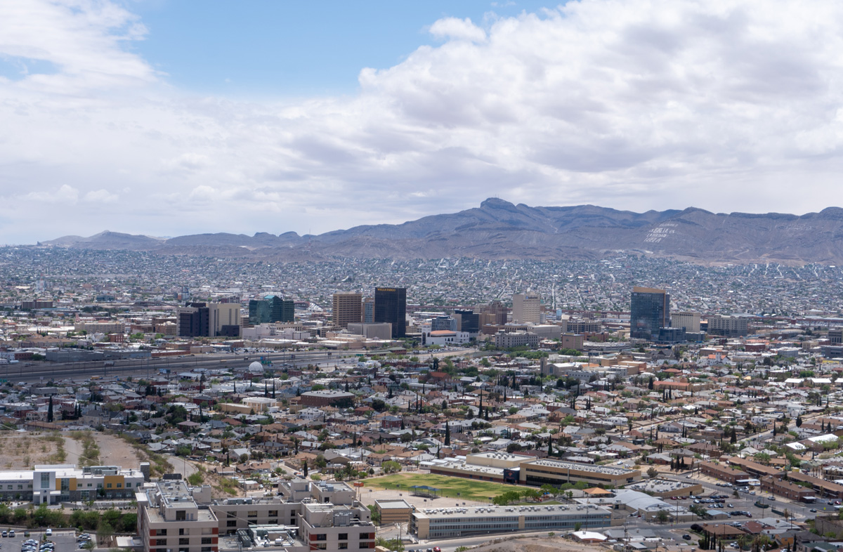 El Paso, View to downtown El Paso