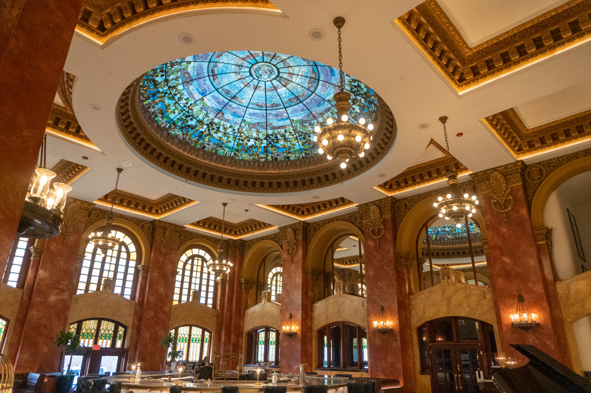 El Paso, Lobby of glamorous Paso del Norte Hotel